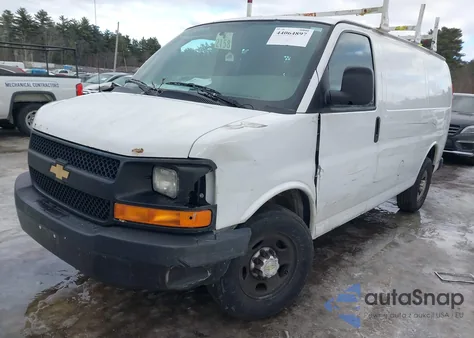 2014 Chevrolet Express 2500 Work Van из США, поврежденный, VIN 1GCWGFCA3E1130286